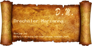 Drechsler Marianna névjegykártya